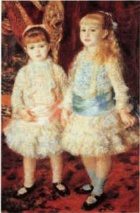 Pierre Renoir Rose et Bleue china oil painting image